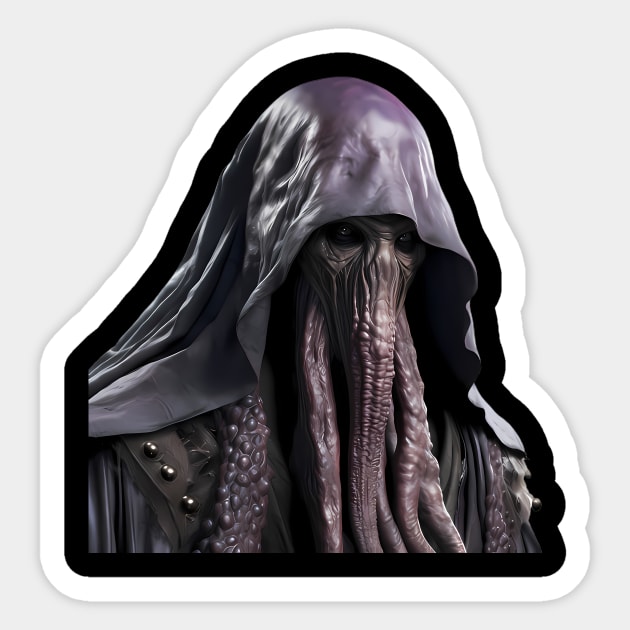 Baldur's Gate 3 Mindflayer Reimagined Sticker by Keciu's Shop
